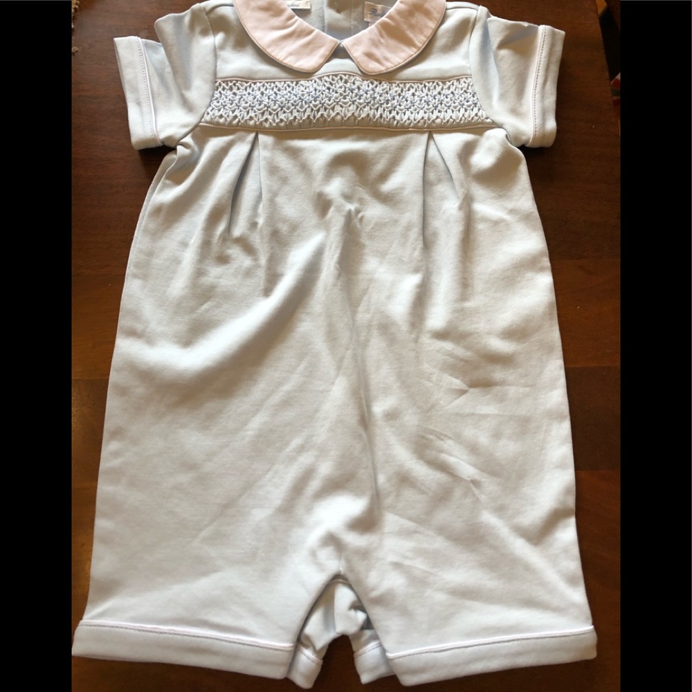 Brand New with tags Ralph Lauren smocked onsie